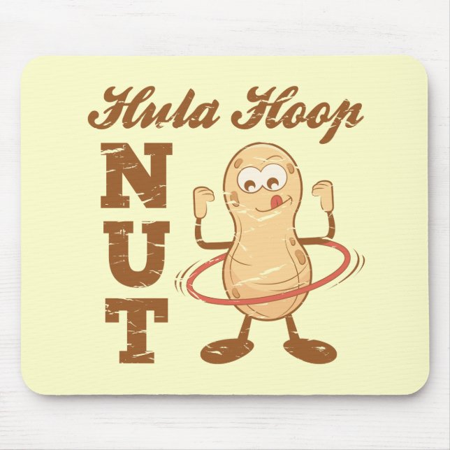 Hula Hoop Nut Mouse Pad (Front)