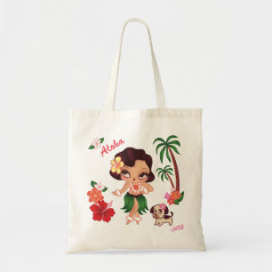 Hula Lulu Dancing- Tote by Fluff Bag