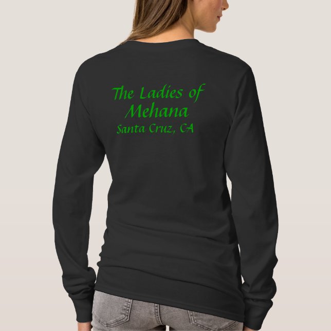 HULA  on FRONT side T-Shirt (Back)