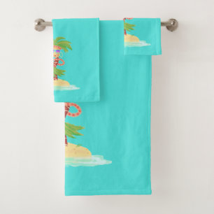 Hula Palm towel set