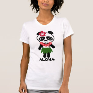 Hula Panda Ladies Camisole T-Shirt