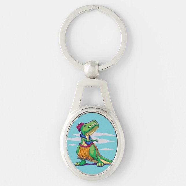 Hula Rex Key Ring (Front)