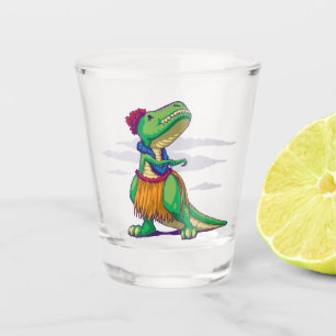 Hula Rex Shot Glass