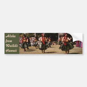 Hula Show Bumper Sticker