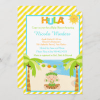 Hula Tropical Boy Baby Shower