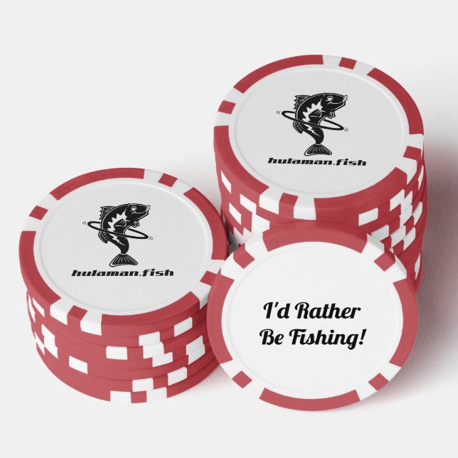 HulaMan Poker Chip (Stack)