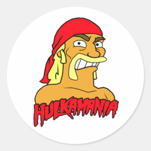 Hulk Hogan Hulkamania Tribute  Classic Round Sticker