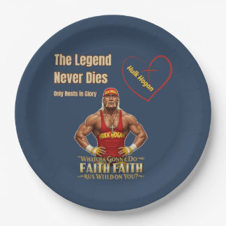  Hulk Hogan will love this bold Hulkster-inspired  Paper Plate