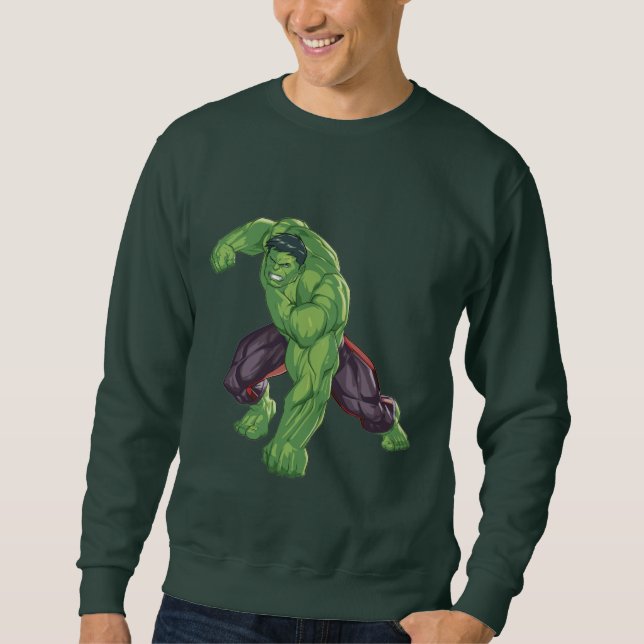 Hulk Smash Men Sweatshirt (Front)