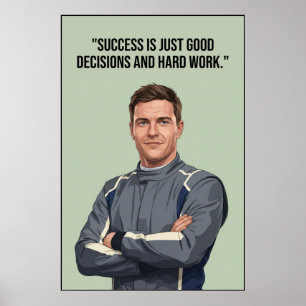 Hülkenberg Quote Poster
