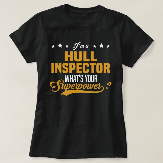 Hull Inspector T-Shirt (Design Front)