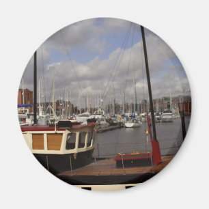 Hull Marina Boats Magnet