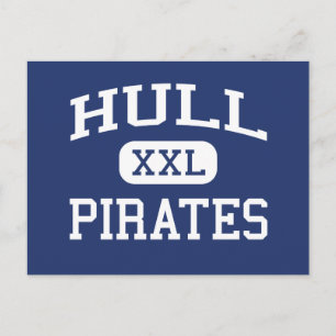 Hull - Pirates - High School - Hull Massachusetts Postcard