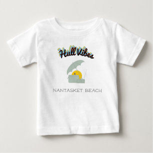"Hull Vibes" Nantasket Beach #9 Baby T-Shirt
