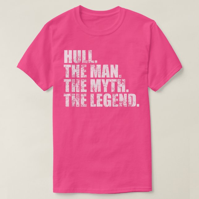HullHull Family name Hull last Name Hull Surname H T-Shirt (Design Front)