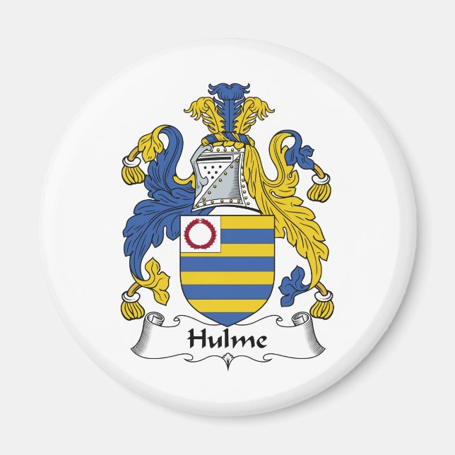 Hulme Family Crest Magnet (Front)
