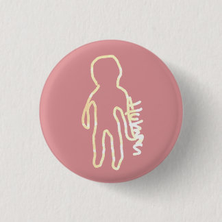 ■· Human ·■ 3 Cm Round Badge