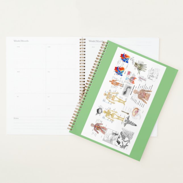 Human Anatomy Charts Planner (Display)