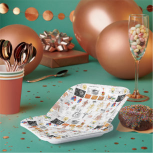 Human Anatomy Medical Chart Paper Plate