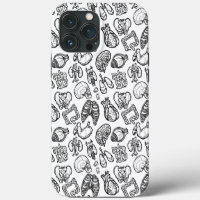 Human Anatomy Weird Science Bio Skull Halloween