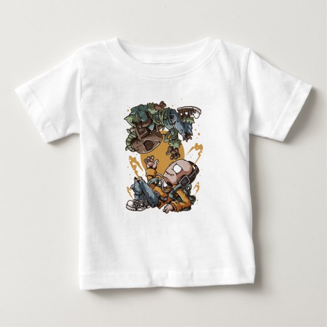 Human And Tree Kids Baby T-Shirt (Front)