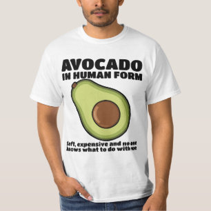 Human Avocado T-shirt Design