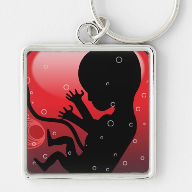 HUMAN BABY EMBRYO KEY RING (Front)