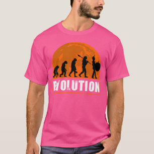 Human Bass Drum Evolution Funny Bass Drum Evolutio T-Shirt