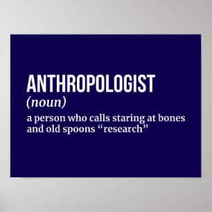 Human Behaviour Researcher - Funny Definition Poster