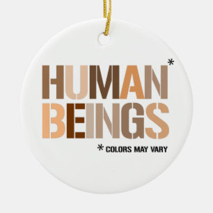 HUMAN BEINGS: Colours May Vary Ceramic Tree Decoration