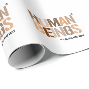 HUMAN BEINGS: Colours May Vary Wrapping Paper
