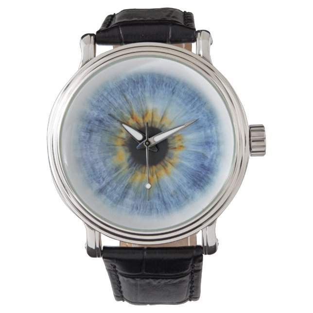Human blue eyeball, iWatch Watch (Front)