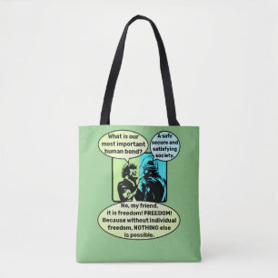 Human bond Tote Bag