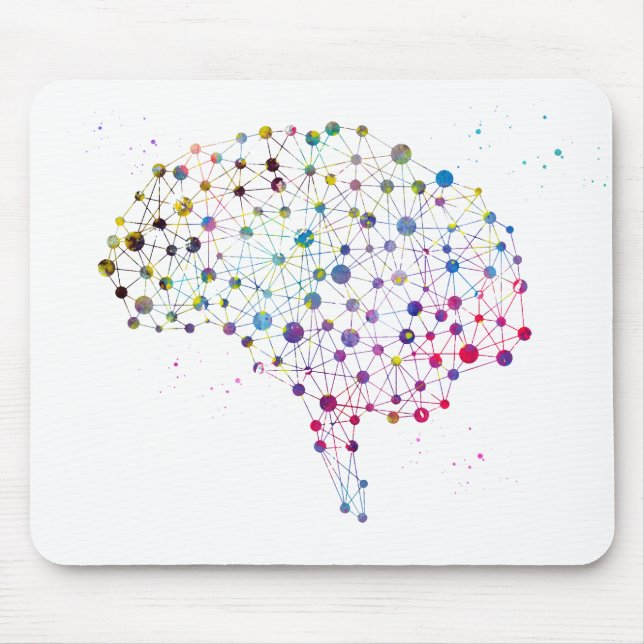Human brain mouse pad (Front)
