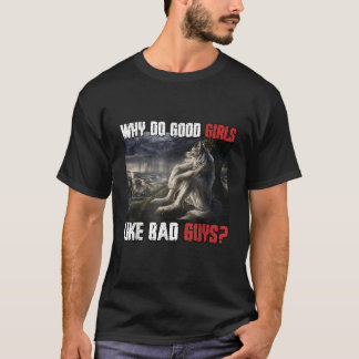 Human By Chance Alpha By Choice Funny Werewolf Wol T-Shirt