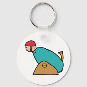 Human Cannonball Key Ring