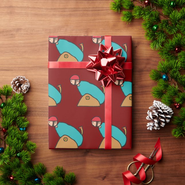 Human Cannonball Wrapping Paper (Holiday Gift)