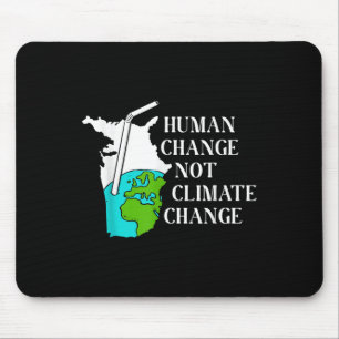 Human Climate Change Global Warming Environmental Mouse Pad