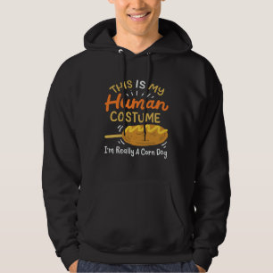 Human Costume Corn Dog Hoodie