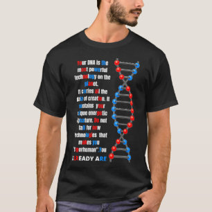 Human DNA text superhuman T-Shirt