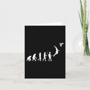 Human Evolution Basketball Card