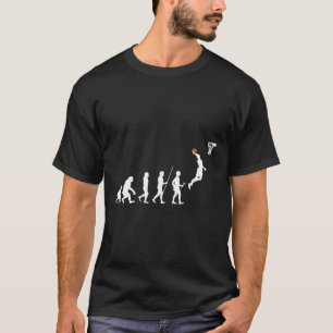 Human Evolution Basketball T-Shirt