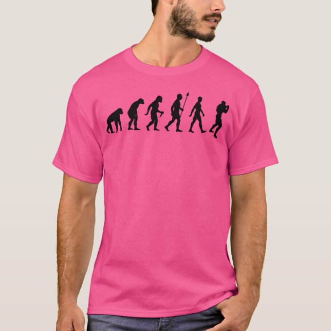 Human Evolution 	 Boxer Version T-Shirt (Front)