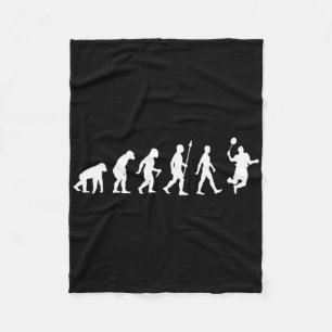 Human Evolution Fleece Blanket