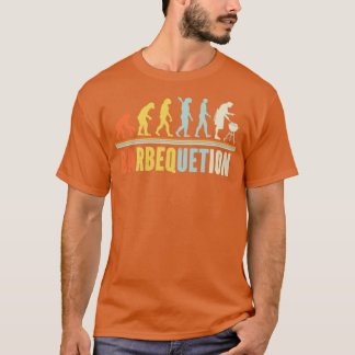Human Evolution Griller BBQ Funny HOT Barbeque T-Shirt