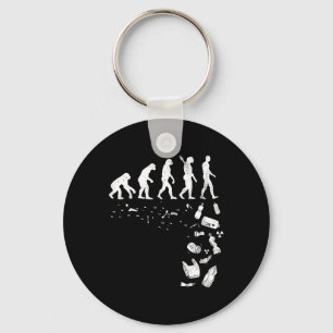 Human Evolution Pollution Cool Earth Day Lover Gif Key Ring