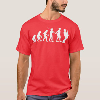 Human Evolution Saxophone Player Musician  T-Shirt