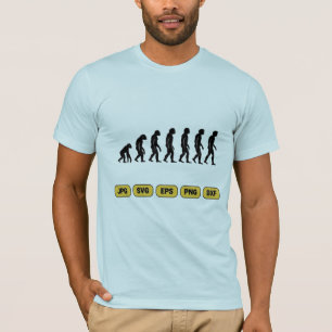 Human Evolution Silhouettes T-Shirt