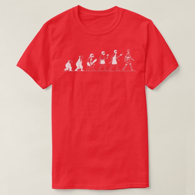 Human evolution T-Shirt (Design Front)