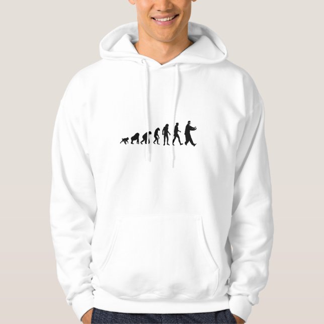Human Evolution Tai Chi Hoodie (Front)